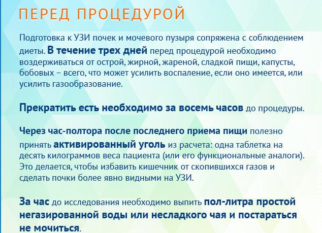 Как подготовиться к узи мочевого пузыря