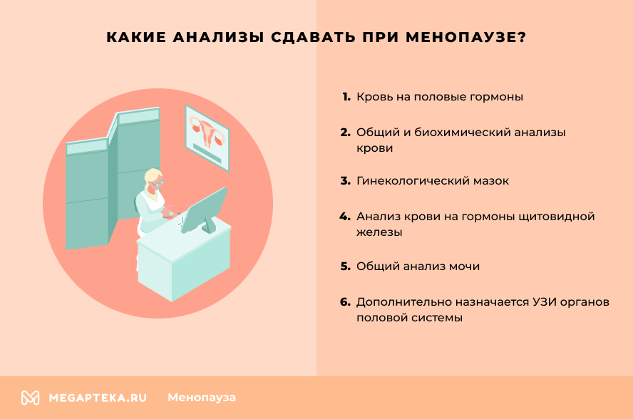 Какие нужно сдать анализы при климаксе