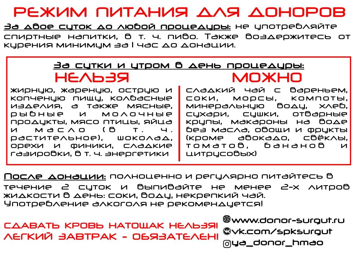 Можно кушать когда сдаешь кровь из вены