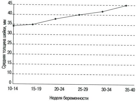 Длина шейки матки по неделям