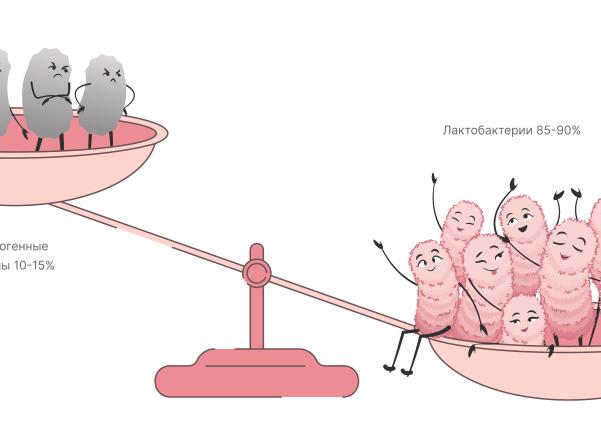 Флора смешанная с преобладанием палочек