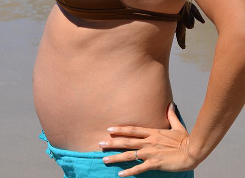 Фото живота в 21 неделю