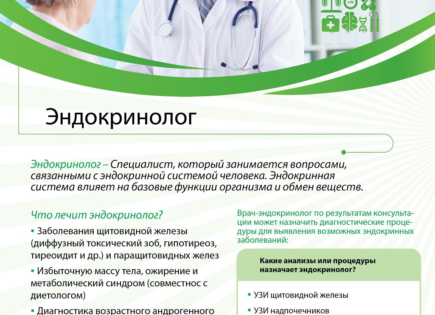 Какие анализы назначает эндокринолог