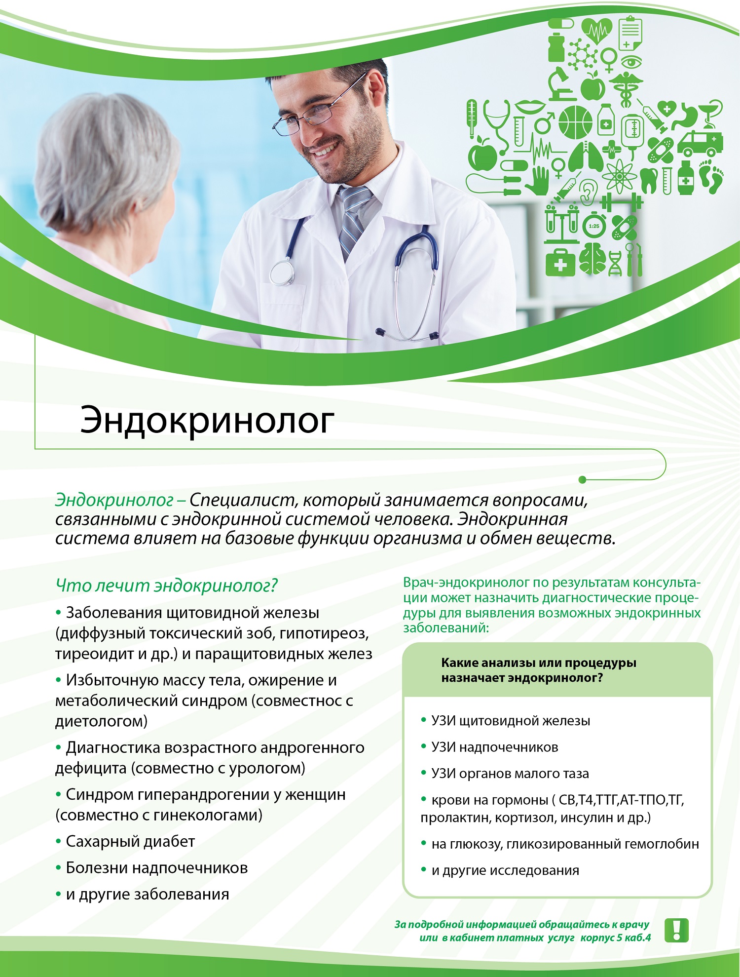 Какие анализы назначает эндокринолог