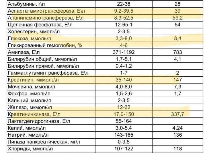 Креатинин повышен в 2 раза
