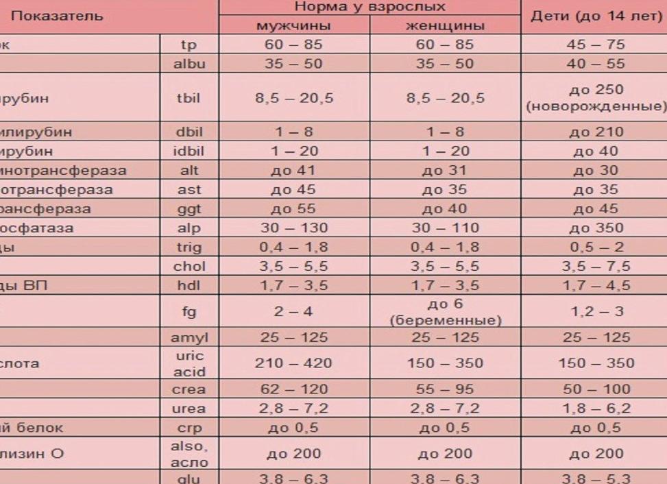 Анализ крови на ферменты