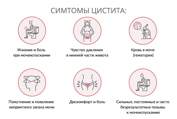 Кровь в моче у женщины при цистите