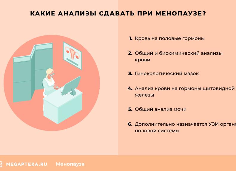 Какие нужно сдать анализы при климаксе Какие нужно сдать анализы при климаксе